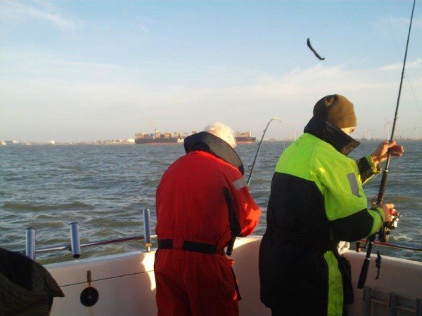 Ankervissen met de Waypoint, sponsortocht Fishguppy