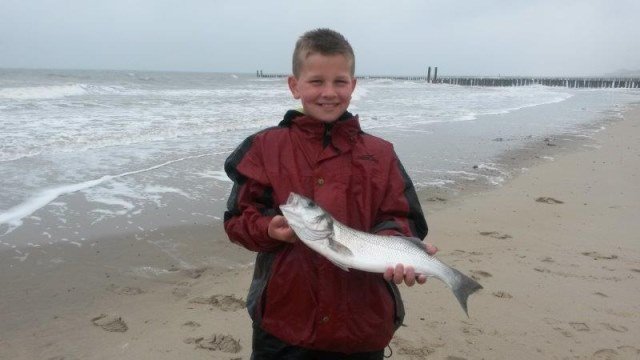 Fam. de Dreu, vissen aan Domburg