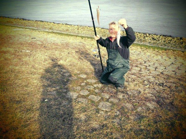 Henry en Jack, vissen aan de Waterweg