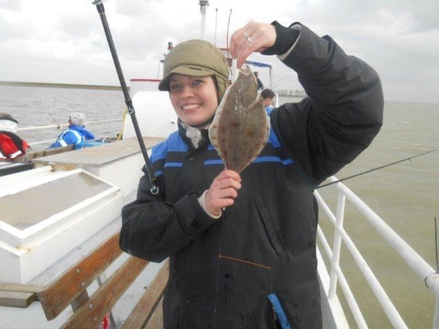 Sanne en Romy op de Westerschelde