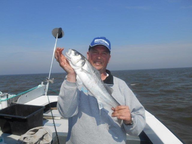 Vissen vanuit Nieuwpoort, met de Eva-merlijn