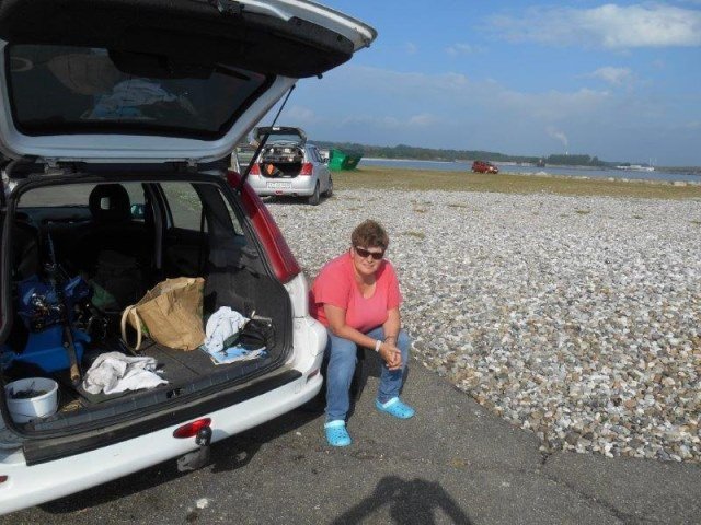 Visvakantie Nyborg(Denemarken)met ons Marian