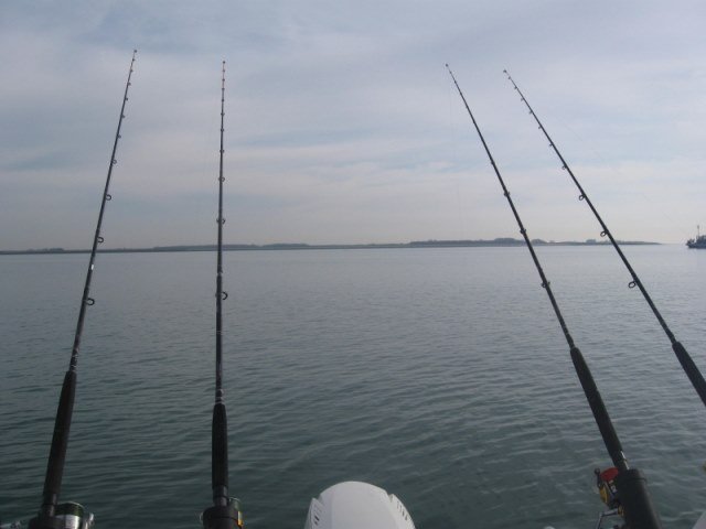 Eerste bootsessie Oosterschelde 2011