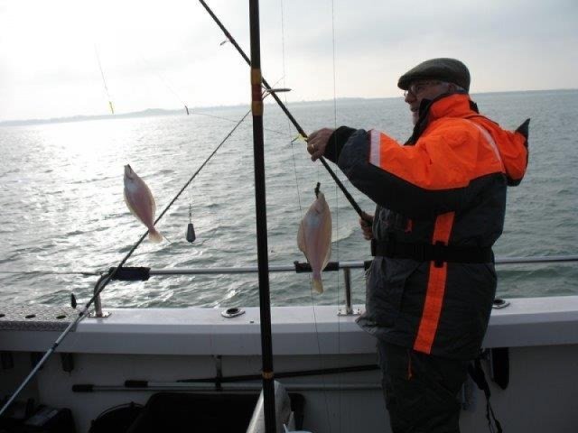 Vissen in de Voor delta met Rover-seafishing