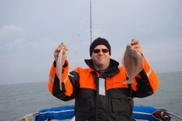 Lucky Luc, vissen op de Oosterschelde