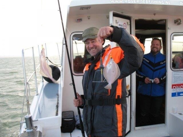 Vissen in de Voor delta met Rover-seafishing