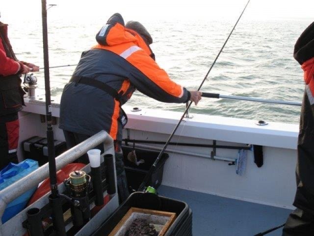 Vissen in de Voor delta met Rover-seafishing