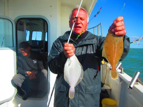 Alain en Isi, vissen op de Westerschelde