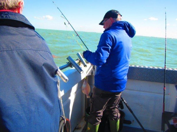 Alain en Isi, vissen op de Westerschelde