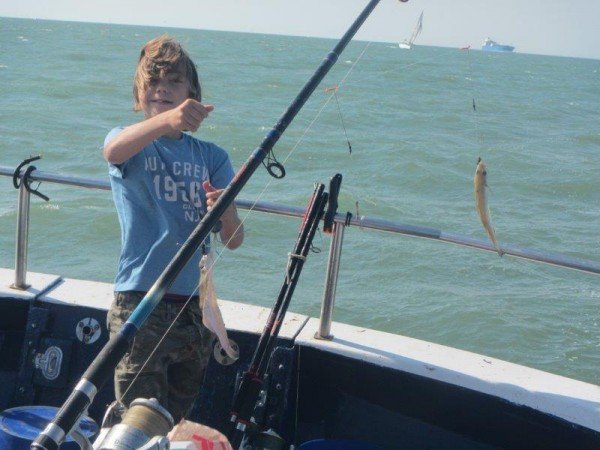 Alain en Isi op de Westerschelde