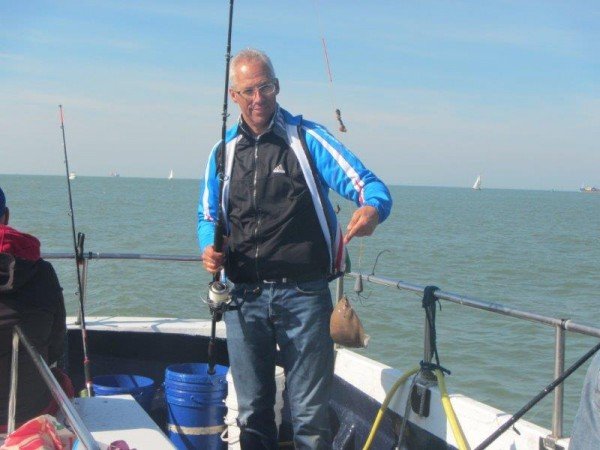 Alain en Isi op de Westerschelde