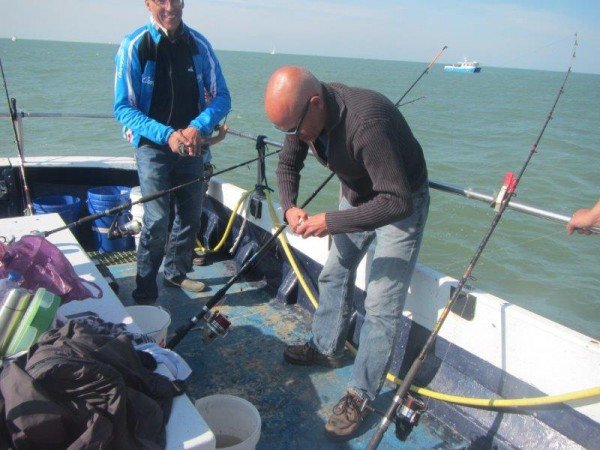 Alain en Isi op de Westerschelde