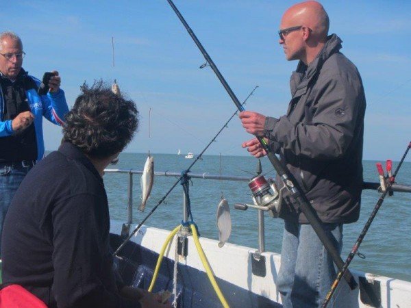 Alain en Isi op de Westerschelde