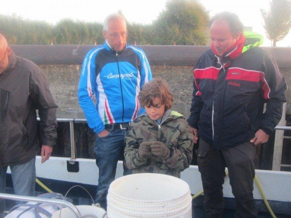 Alain en Isi op de Westerschelde