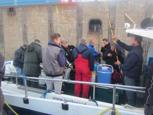 Alain en Isi op de Westerschelde