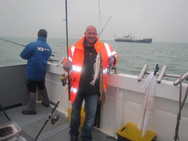 Fam. Tulleneers, vissen op de Westerschelde