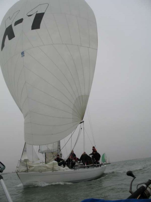 Eerste Oosterschelde Gul met Luc