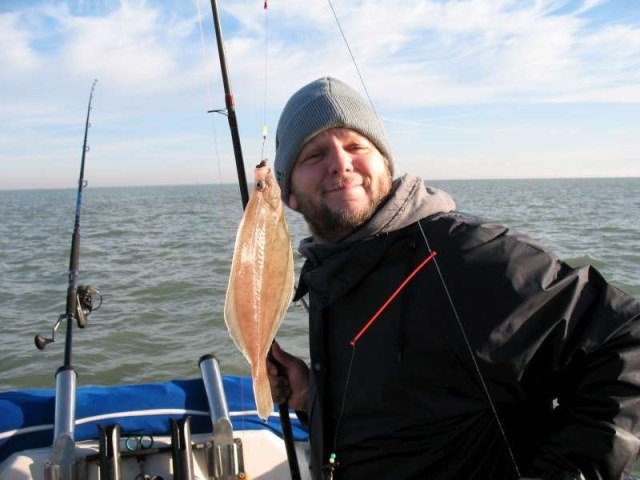 Luc en Jurgen op de Oosterschelde