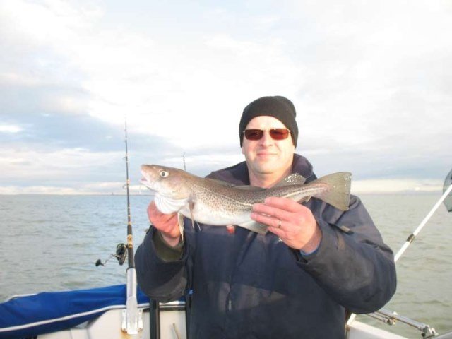 Eerste Oosterschelde Gul met Luc