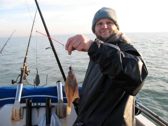 Luc en Jurgen op de Oosterschelde