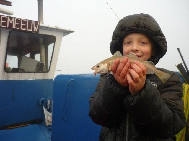 Johan het(loze)vissertje en zoon op de Grevelingen