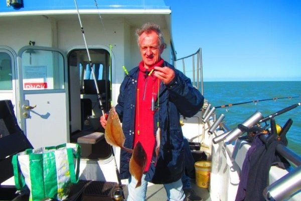 Alain en Isi, vissen op de Westerschelde