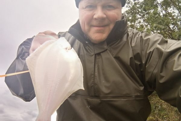 Gino, vissen aan de Westerschelde