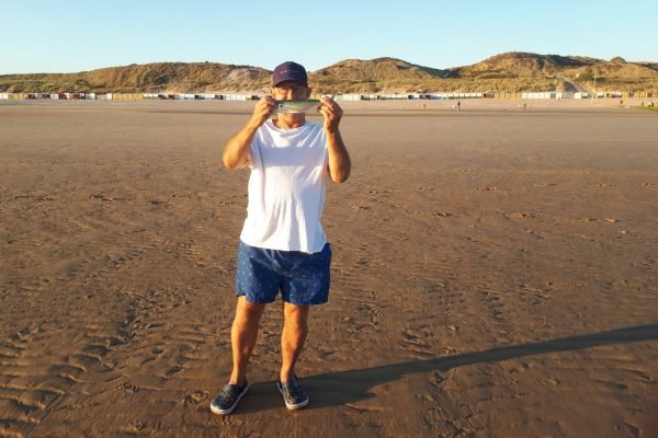 Vissen bij Zoutelande vanaf het strand.